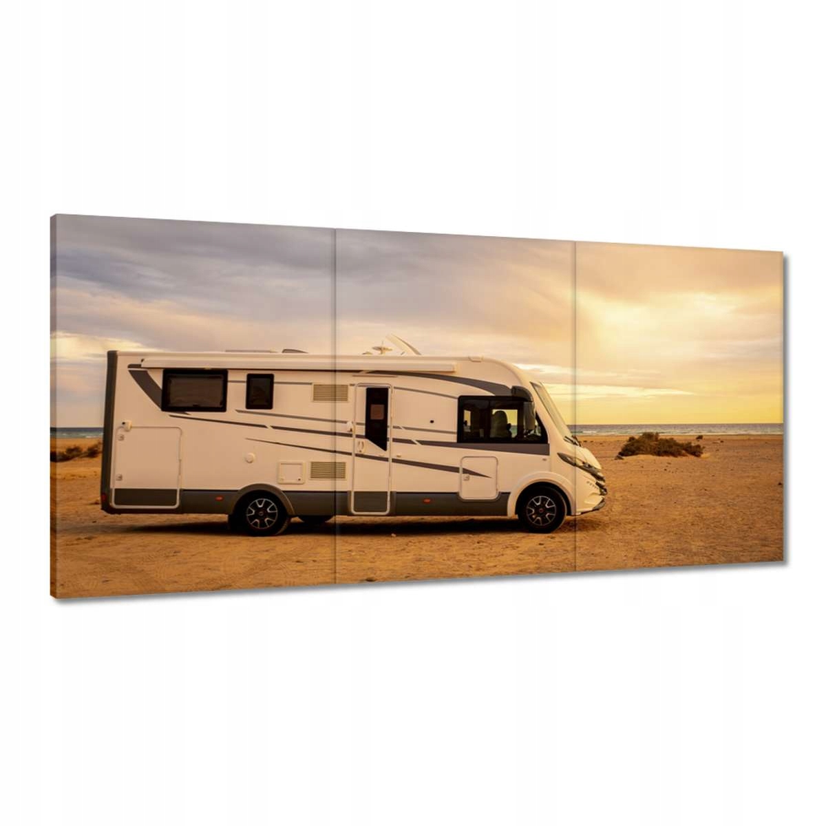 Obrazy 180x90 Kamper pri západe slnka