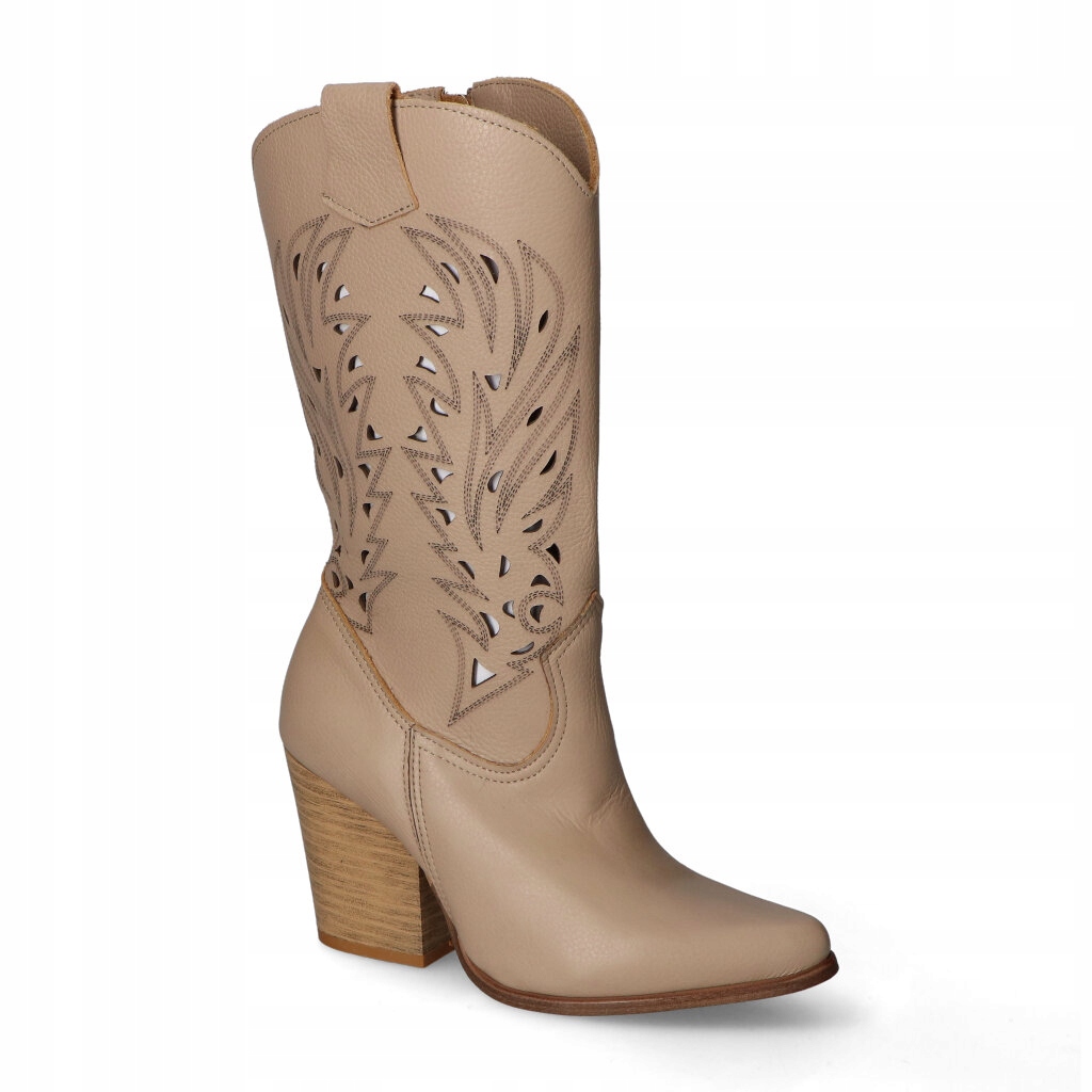 Kotníkové Boty Lewski 3609 Latte hrách 41