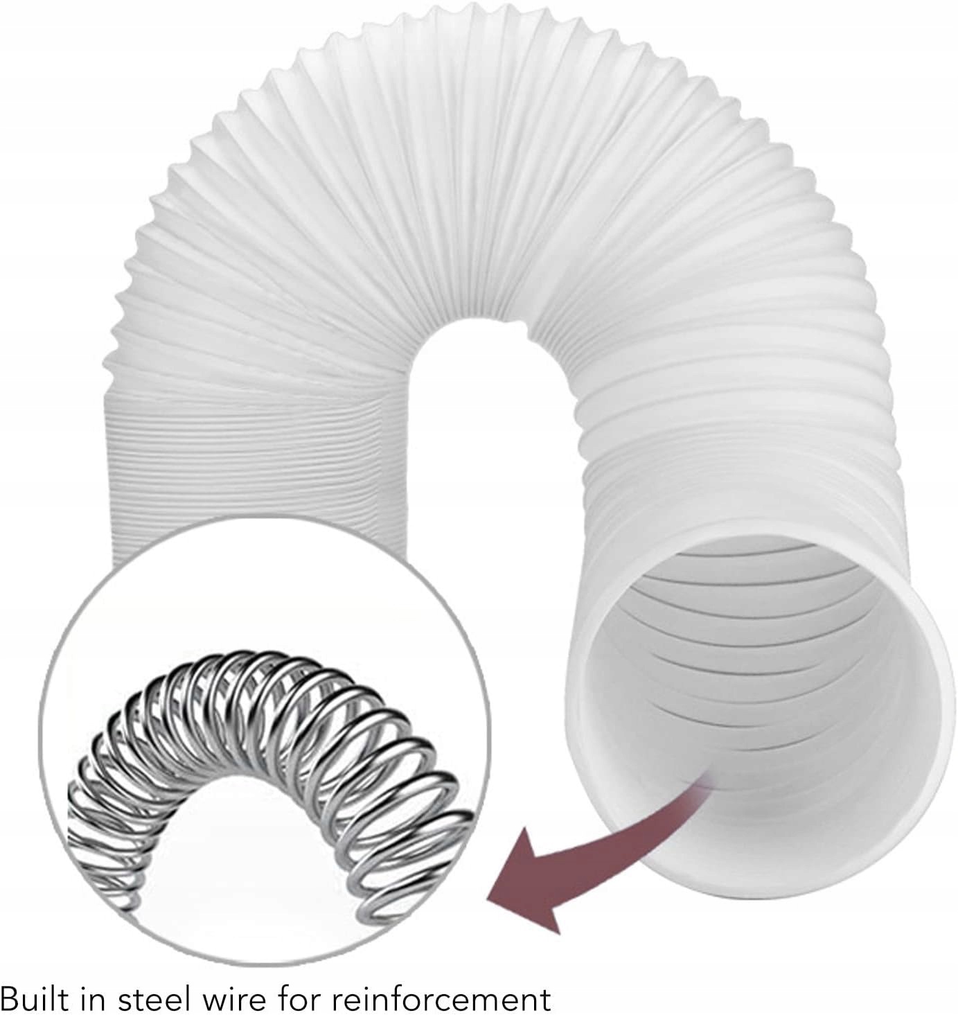 Wąż do Klimatyzatora rura do klimatyzatora wzmocniona harmonijkowa 3m/ 13cm