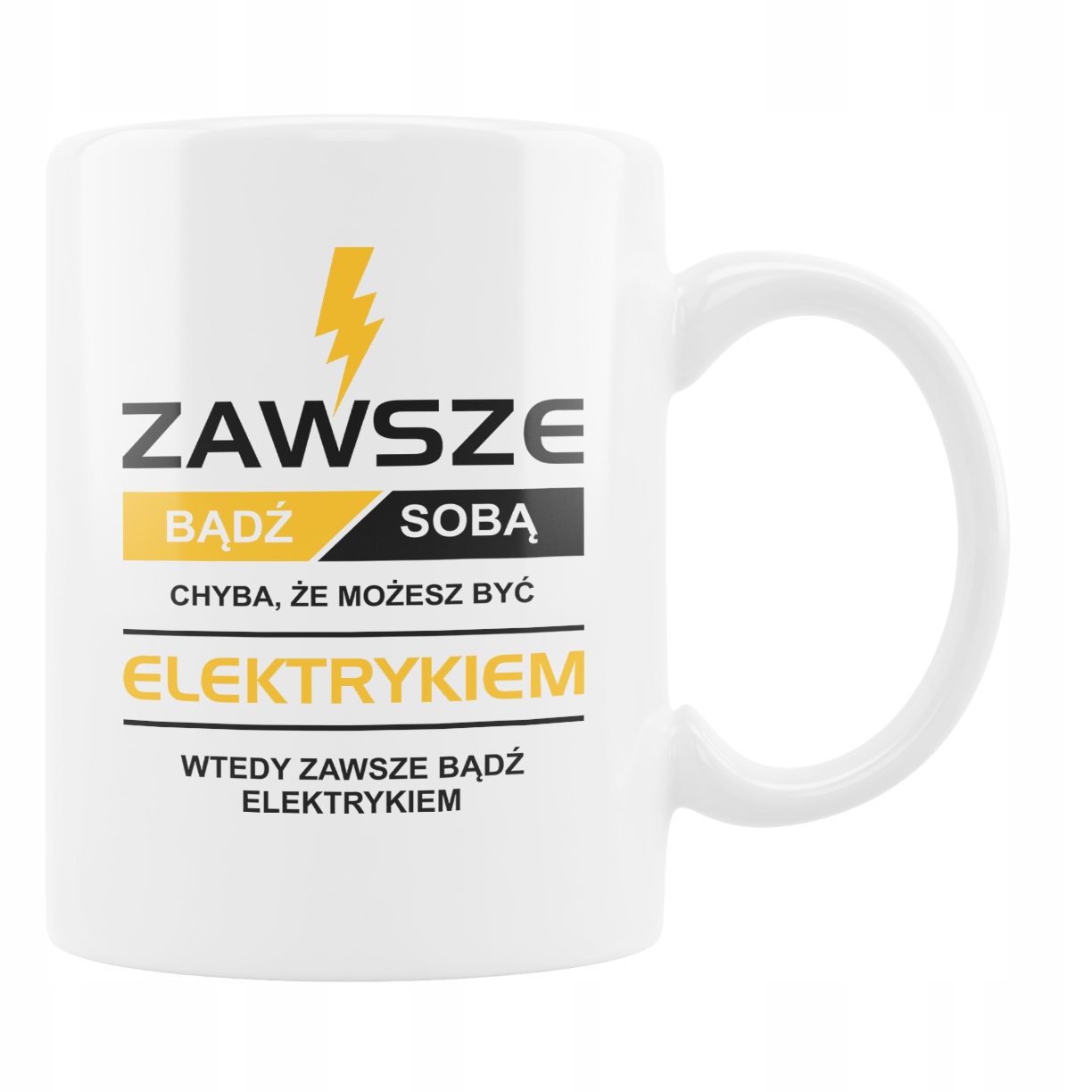 

Kubek Śmieszny Dla Elektryka Elektryk