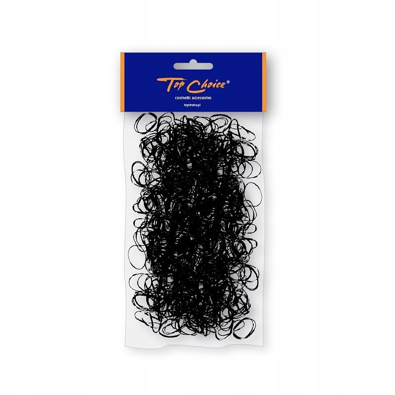 

Top Choice Gumki do włosów Czarne 22722, 500 sztuk