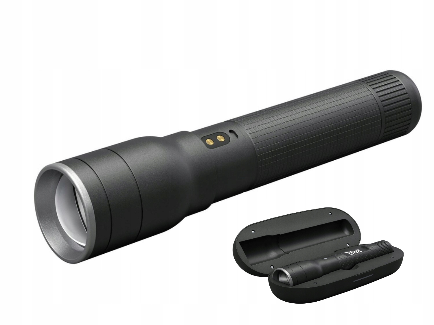 

Latarka akumulatorowa ze stacją ładującą 500 lm