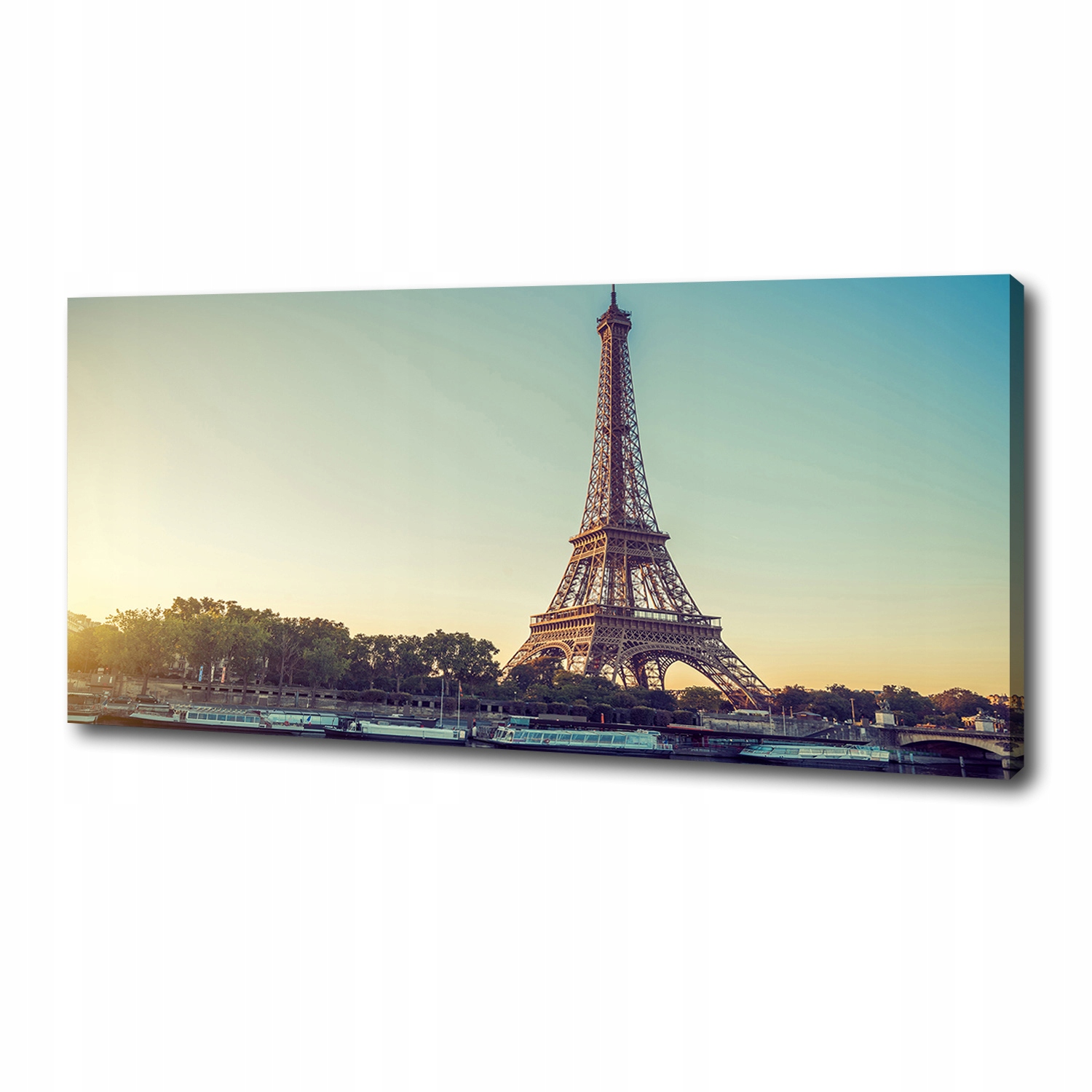 

Foto obraz na płótnie Wieża Eiffla Paryż 125x50 cm