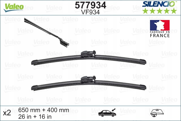 WYCIERACZKI SILENCIO 650 400 VALEO do LEXUS NX EAN 3276425779341