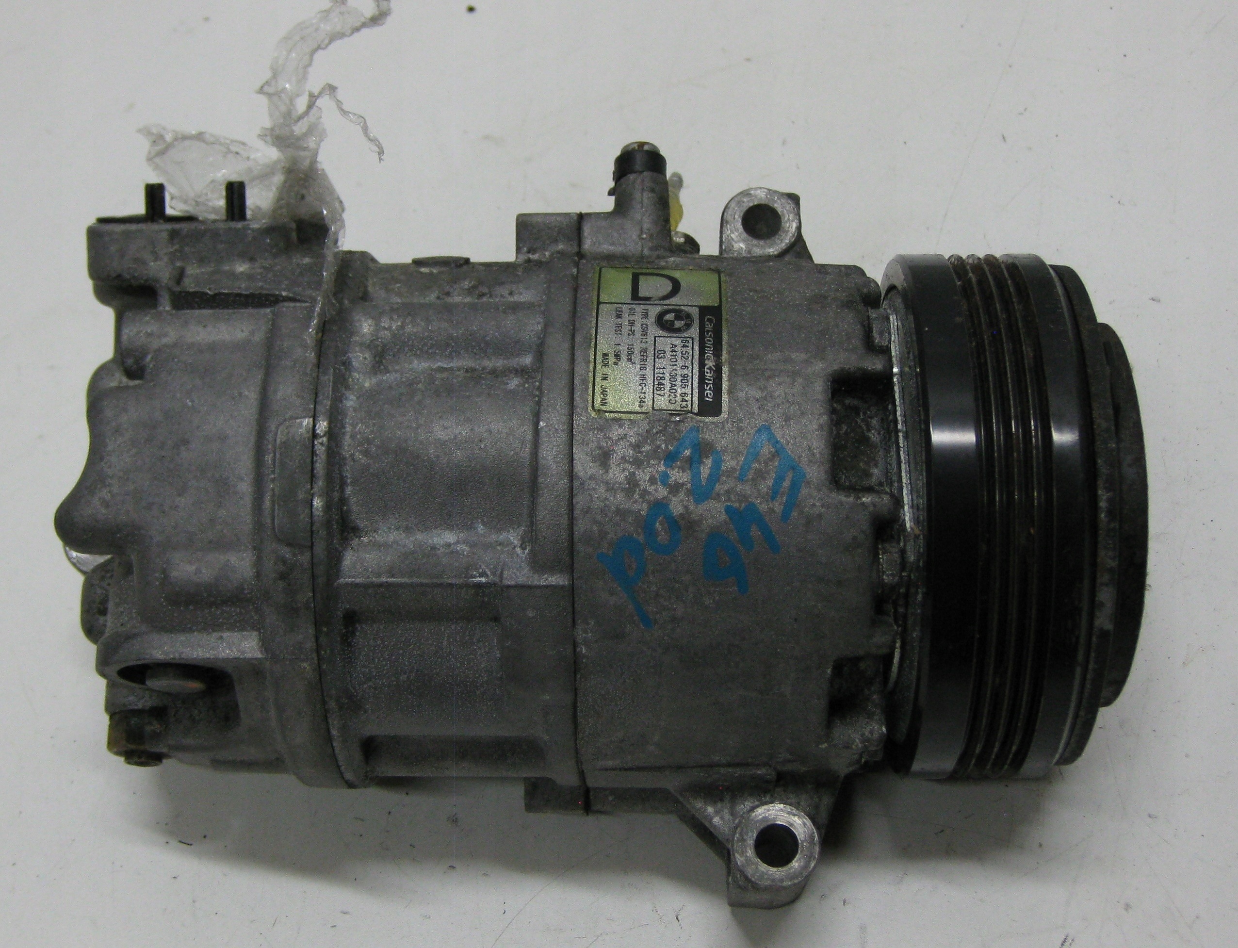 BMW 3 E46 2.0d compressor of the air conditioning compressor; A4101130A020