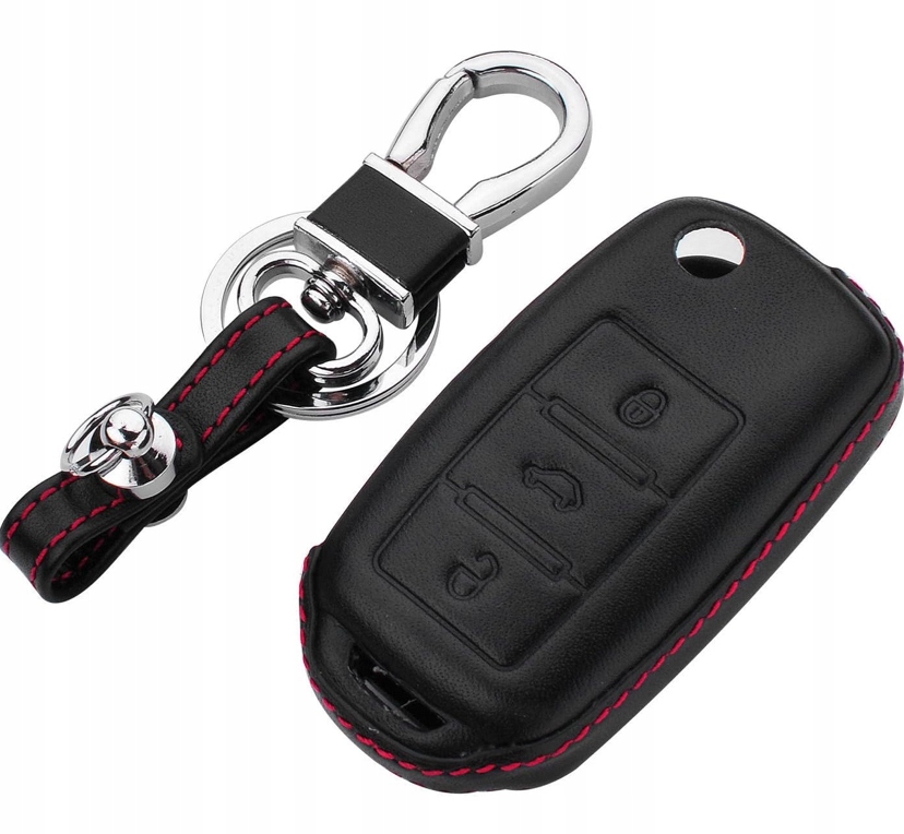 Kožené puzdro na kľúč Škoda Octavia 2 Volkswagen Golf 5 Seat