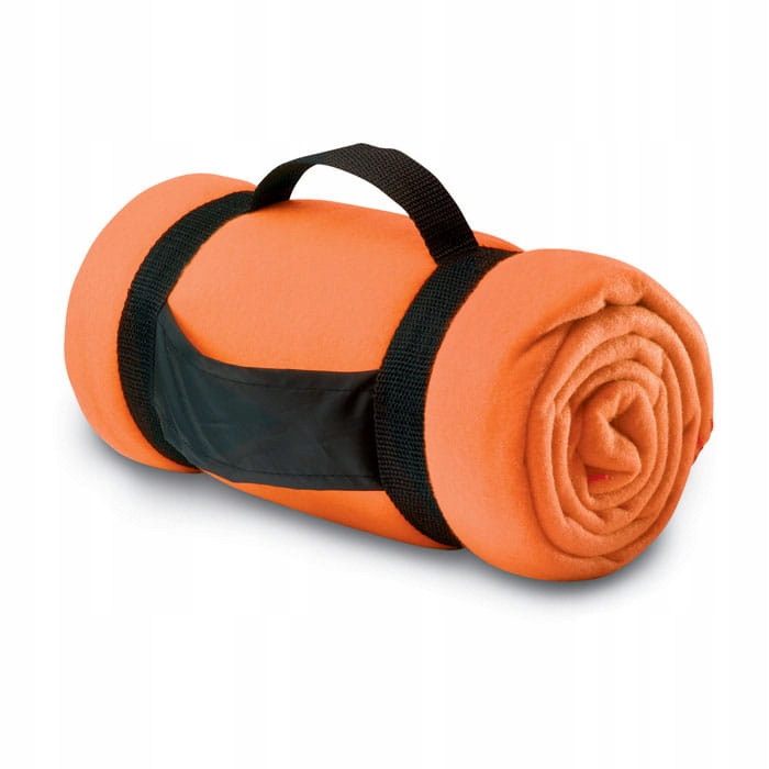 

Koc Polarowy 150x120cm 180g turystycz pomarańcz