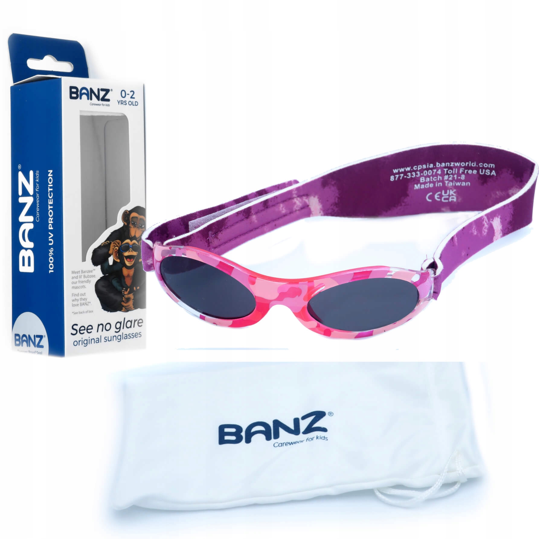 

Okulary przeciwsłoneczne dzieci 0-2lat UV400 Banz