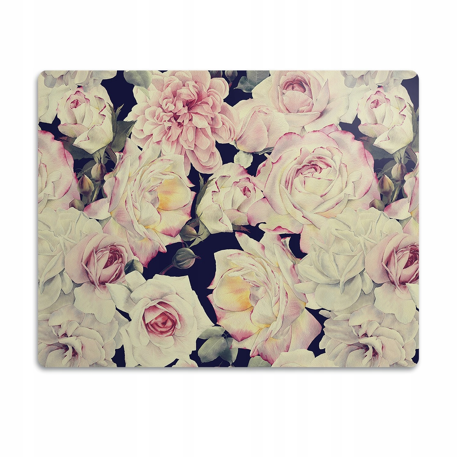 Levně Podložka pro psa pod misku Květiny vintage 90x60 cm