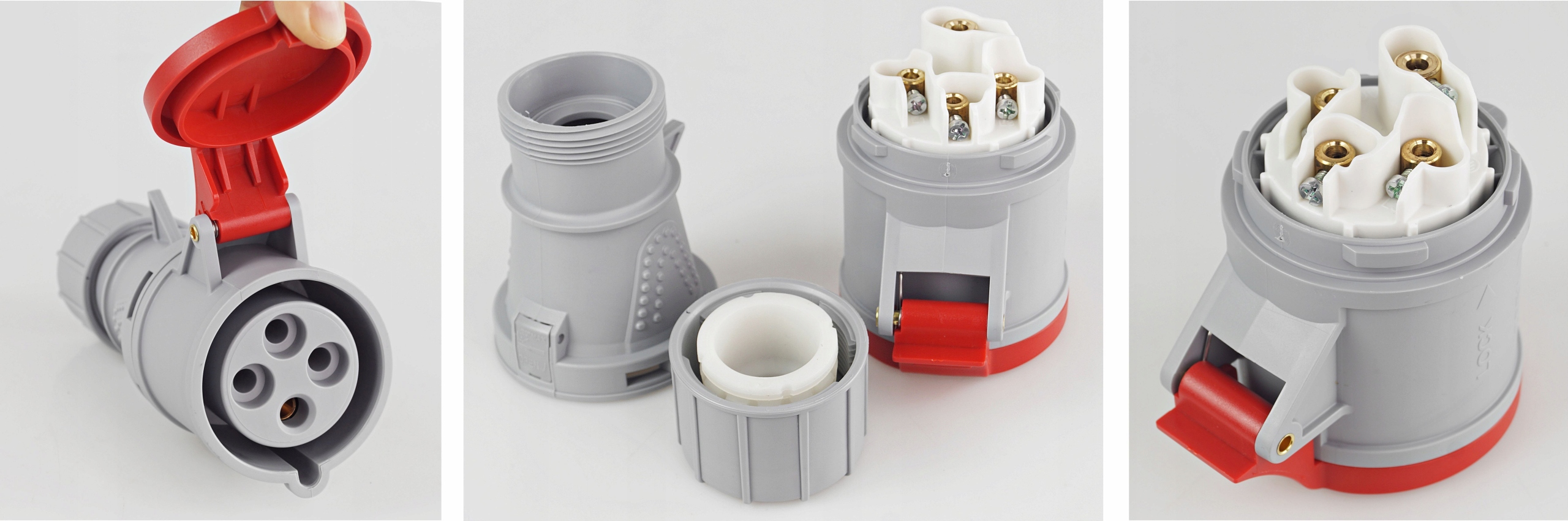 GNIAZDO SIŁOWE PRZENOŚNE 32A 4P SIŁA IP44 32/4 Marka Adelid