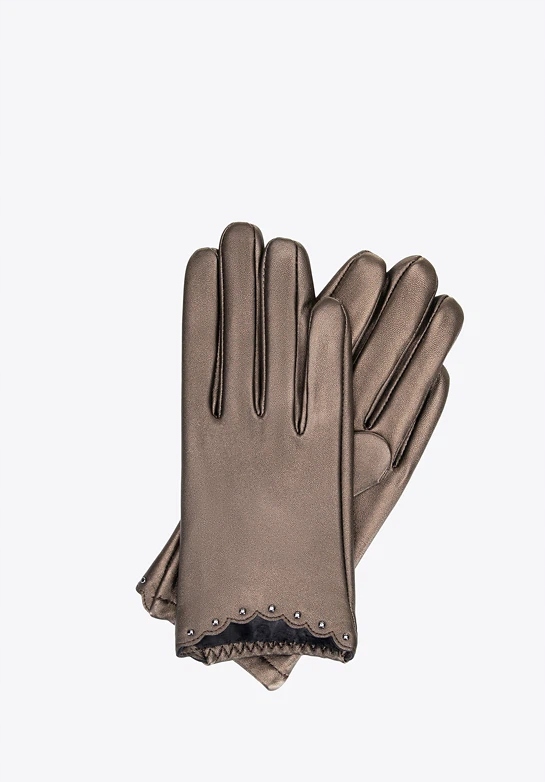Wittchen dámské kožené rukavice cvočky 211-G-M