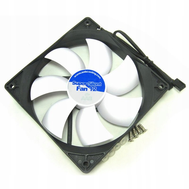 3x AAB SUPER SILENT FAN 12-cm CICHE WENTYLATORY CHŁODZENIE PROCESORA 13.9dB Kod producenta 1572-uniw