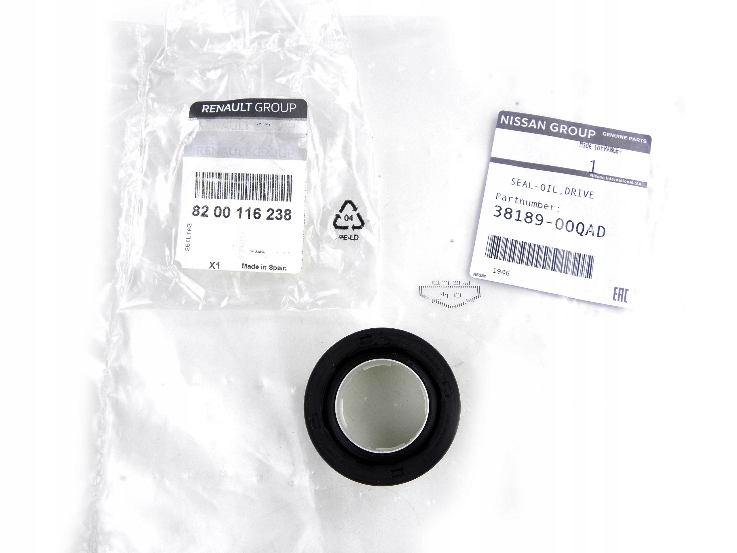 USZCZELNIACZ PÓŁOSI RH RENAULT VEL SATIS ORYGINAŁ