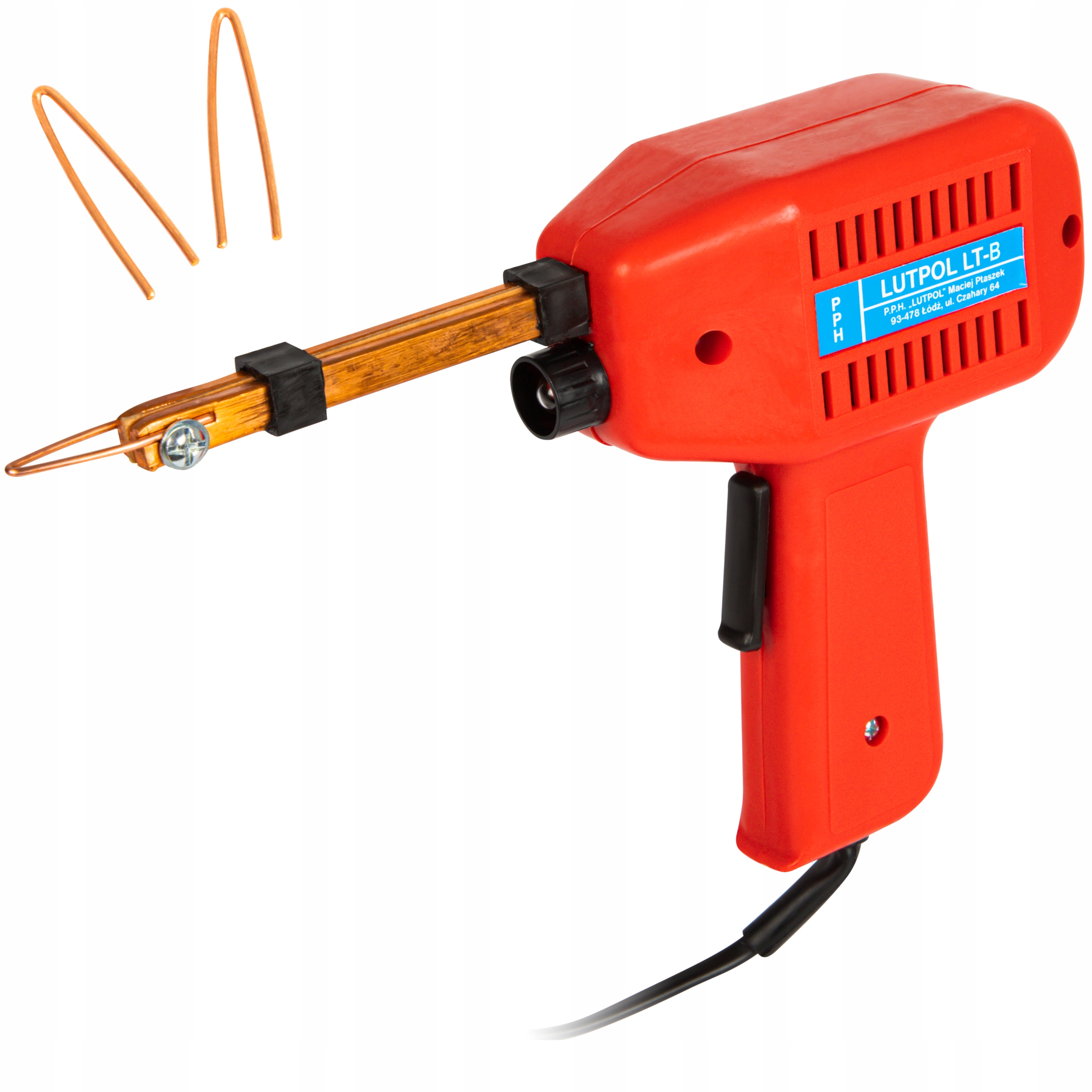 Lutownica transformatorowa LUTOLA L6B 100W PL Maksymalna temperatura pracy 480°C