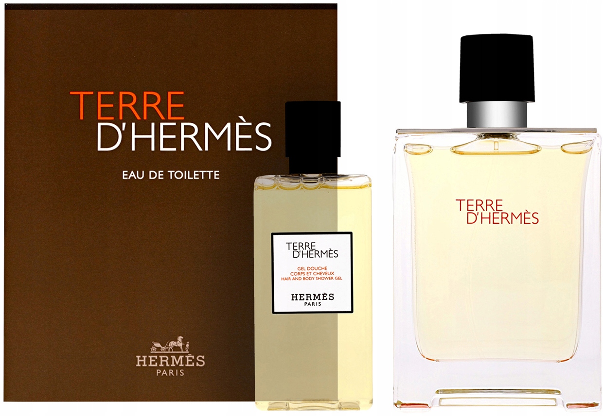 Terre d'Hermes zestaw - woda toaletowa + żel pod prysznic