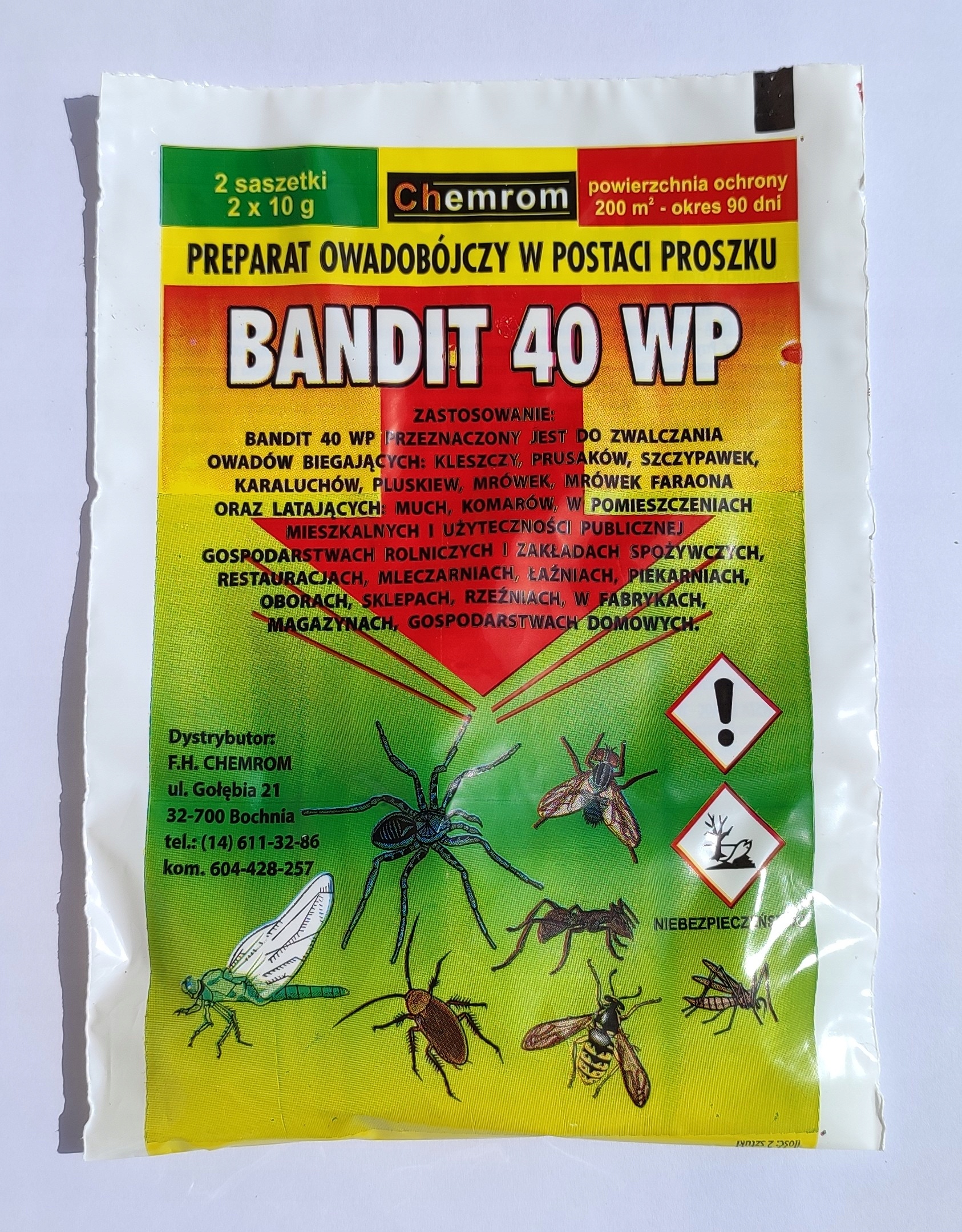 

Bandit 40WP 20g Muchy Komary Kleszcze Owadobójczy