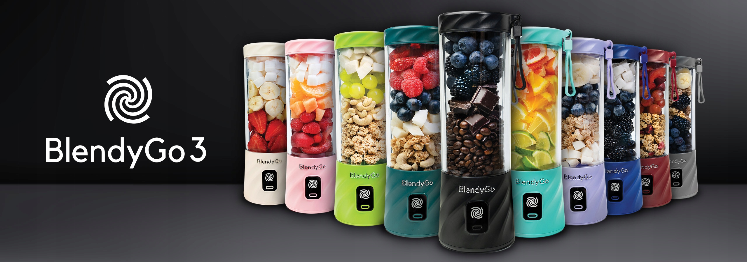 Oryginalny Blender BlendyGo 3 - Bezprzewodowy USB | Blender Nowej Generacji Pojemność kielicha 0.55 l