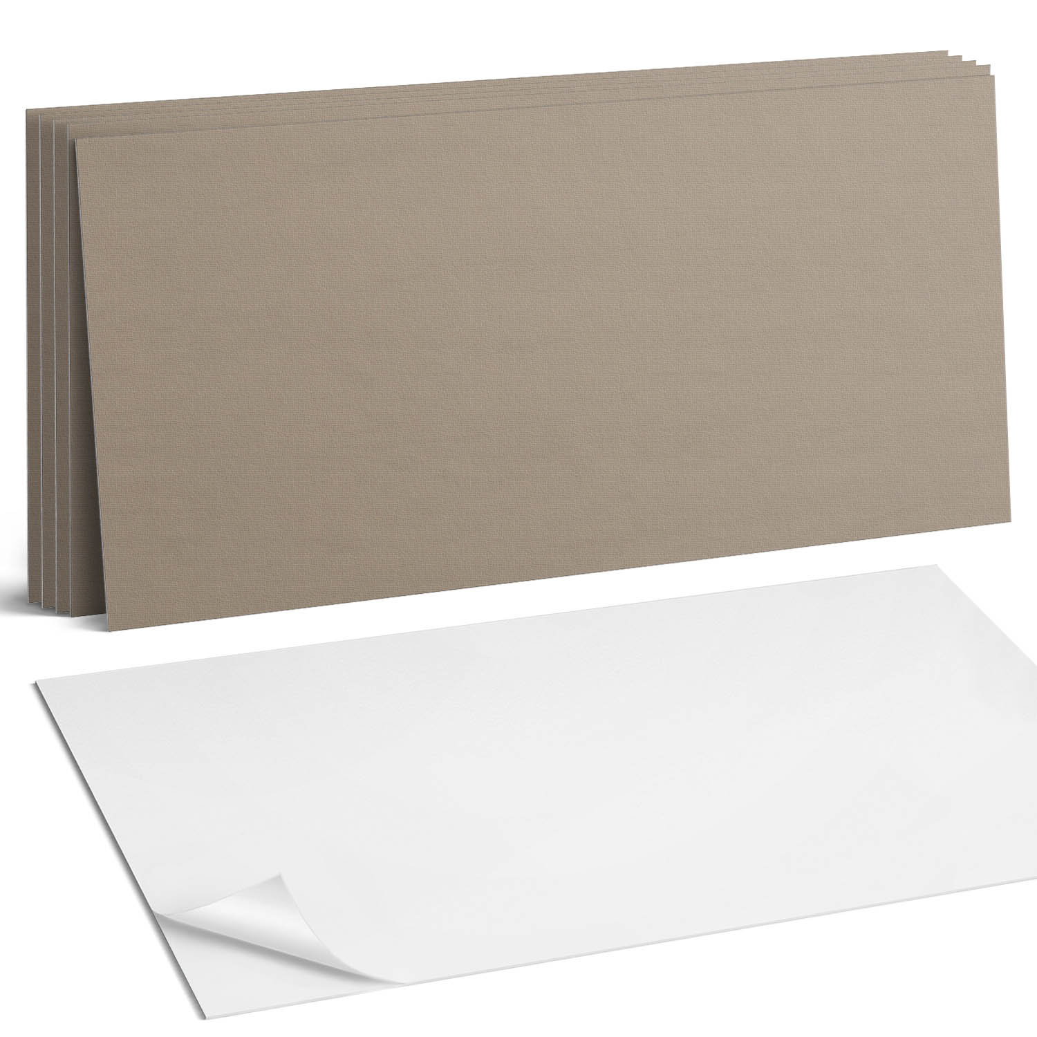 Samolepiace vinylové dlaždice s potlačou Hnedá harmónia 6 x 60 x 30 cm