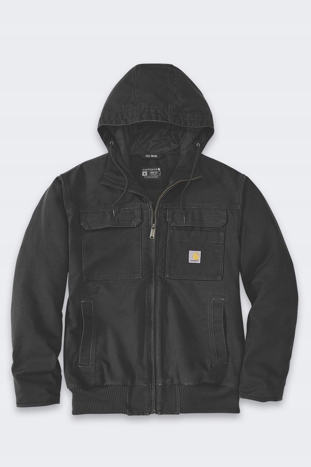 Aktivní bunda Carhartt Washed Duck Black