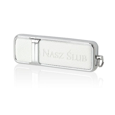 

Skórzany pendrive 16GB Nasz Ślub