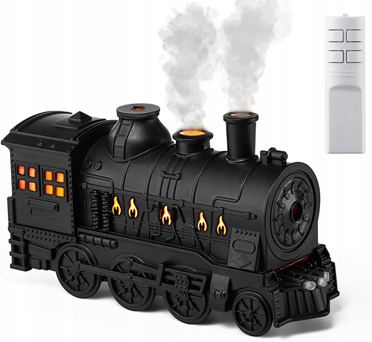 Nawilżacz powietrza dyfuzor zapachowy aromaterapia pociąg ciuchcia parowóz