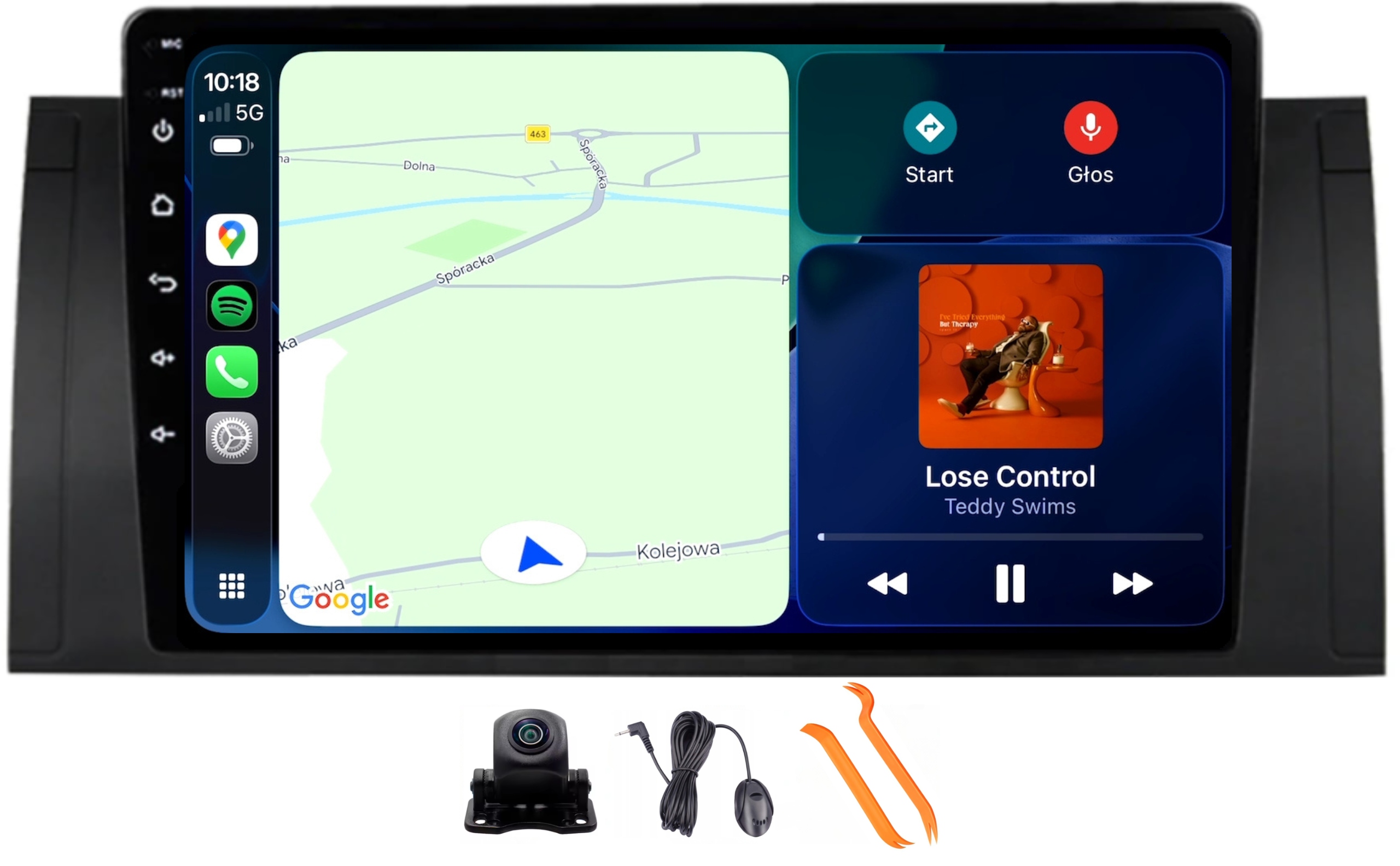 Rádio Android Navigace Qled Carplay 64GB Bmw X5 E53 99-06 Bwm 7 E38 94-01