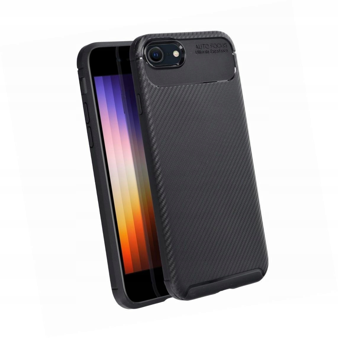 Etui Carbon Premium do iPhone Se 2022 nakładka