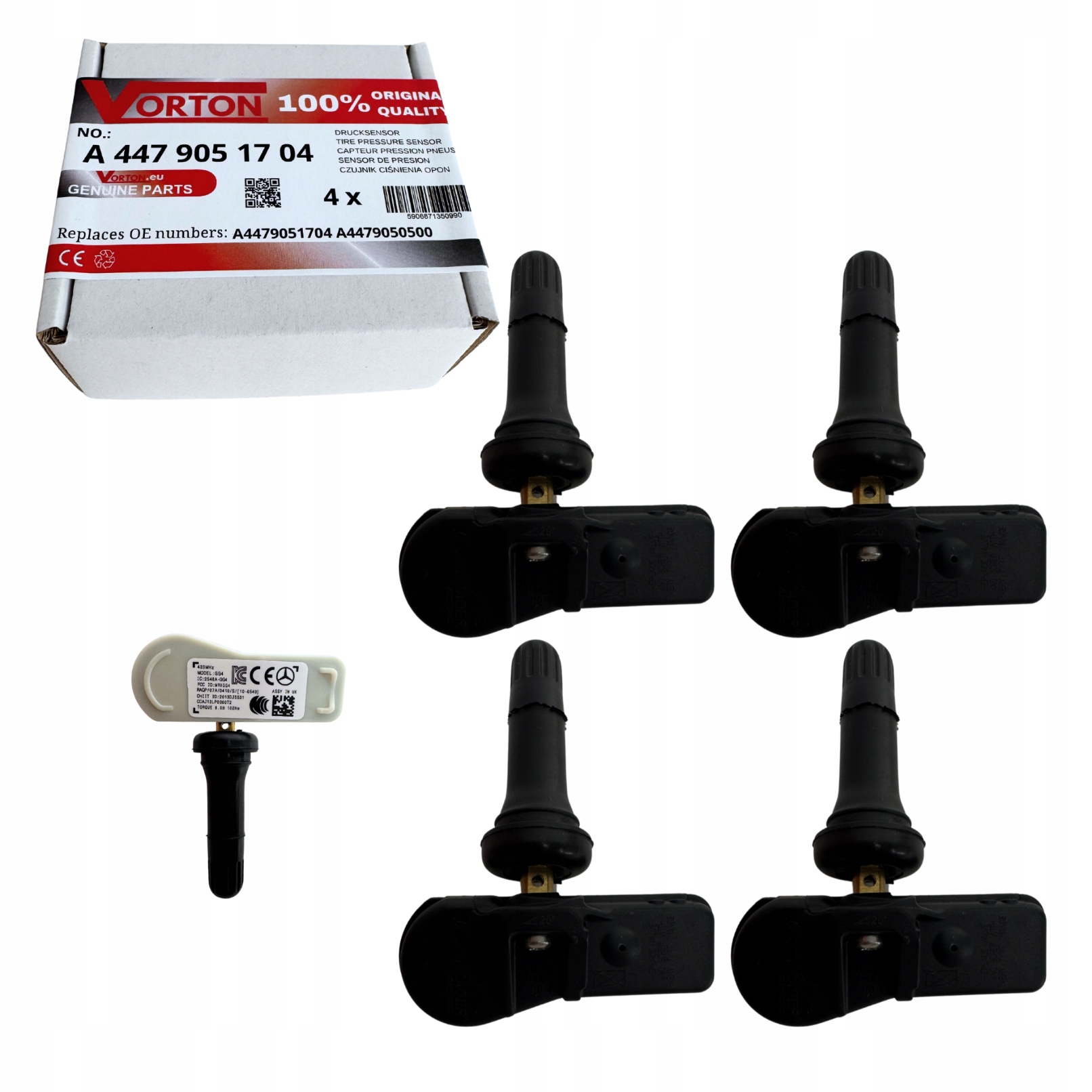 Snímače Tlaku Vzduchu V Pneumatikách Koles Tpms Mercedes Trieda V Vito W447