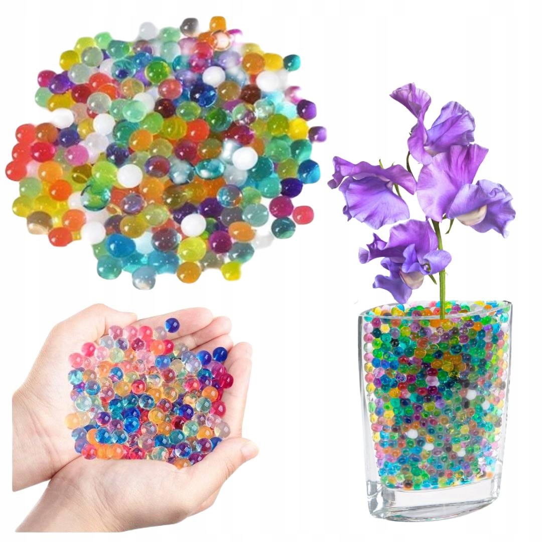 

Hydrożel Ziemia Do Kwiatów Kulki Żelowe 10000szt