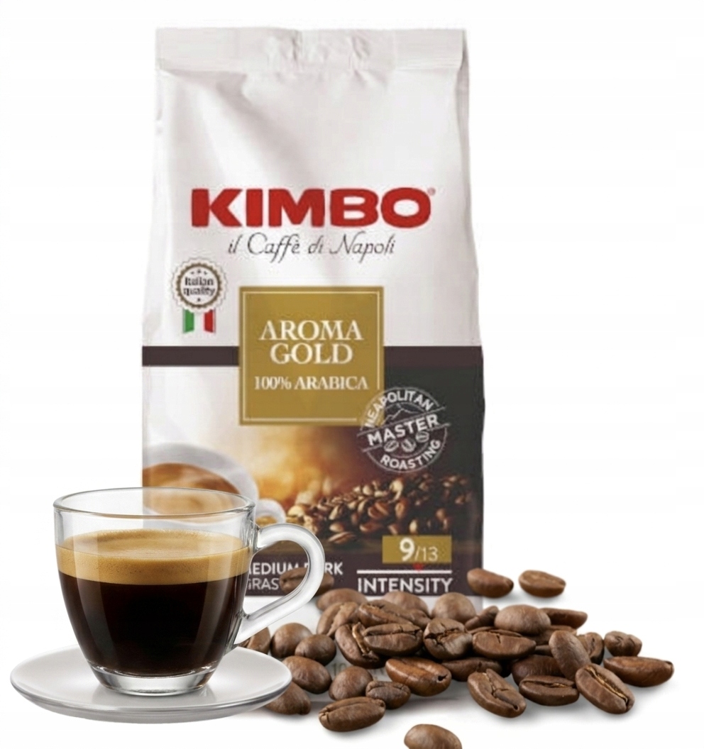 Kawa ziarnista Kimbo Aroma Gold 1 kg 100% Arabica