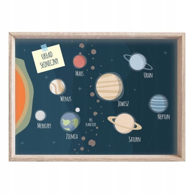 

Plakat A3 Planety Kosmos Układ Słoneczny
