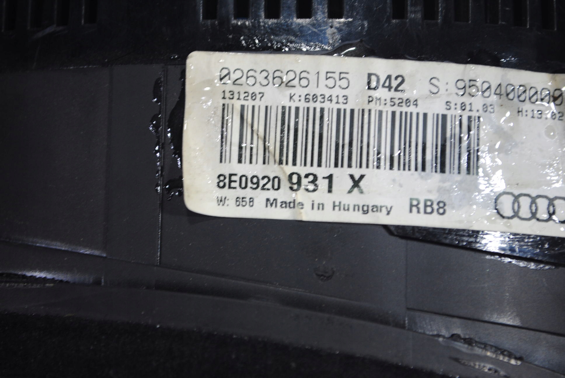 Audi A4 B6 8E0920931X Screen Kombiinstrument Tacho - Thumbnail 5