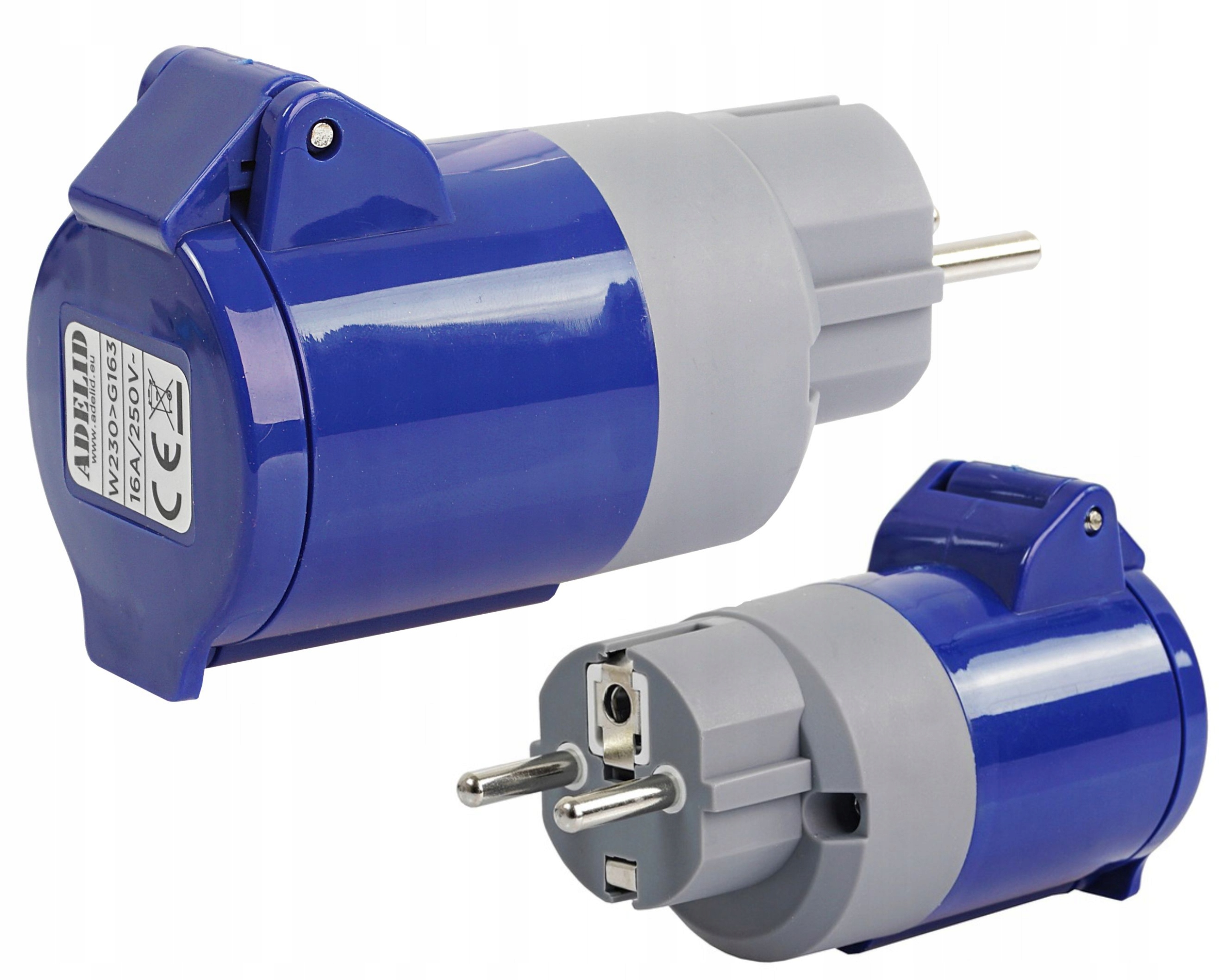 

Adapter Wtyczka Cee Gniazdo 230V Przejściówka IP44