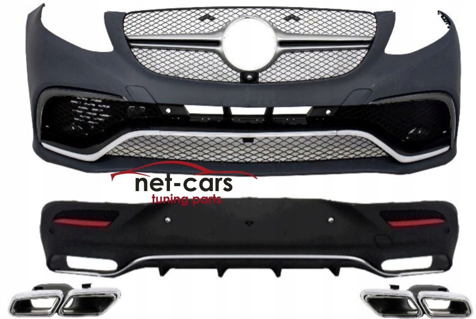 ZDERZAK PRZÓD TYL MERCEDES GLE COUPE C292 15- AMG