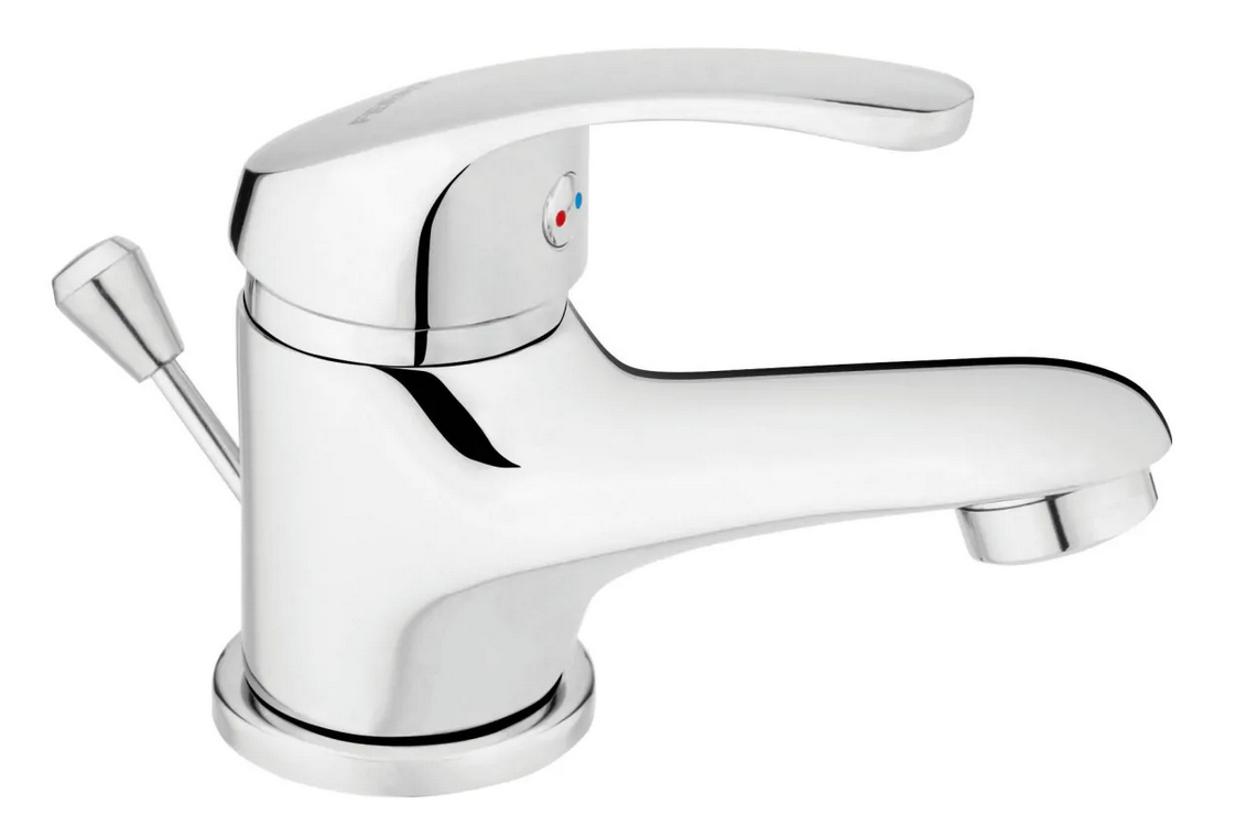 

Ferro Basic Bateria umywalkowa stojąca chrom