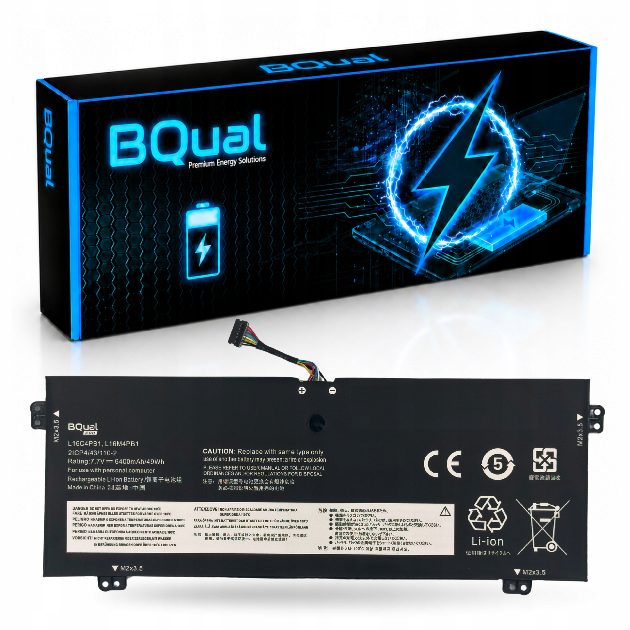 Baterie L16L4PB1 L16C4PB1 L16M4PB1 pro notebook Lenovo Yoga 720-13IKB 730-13