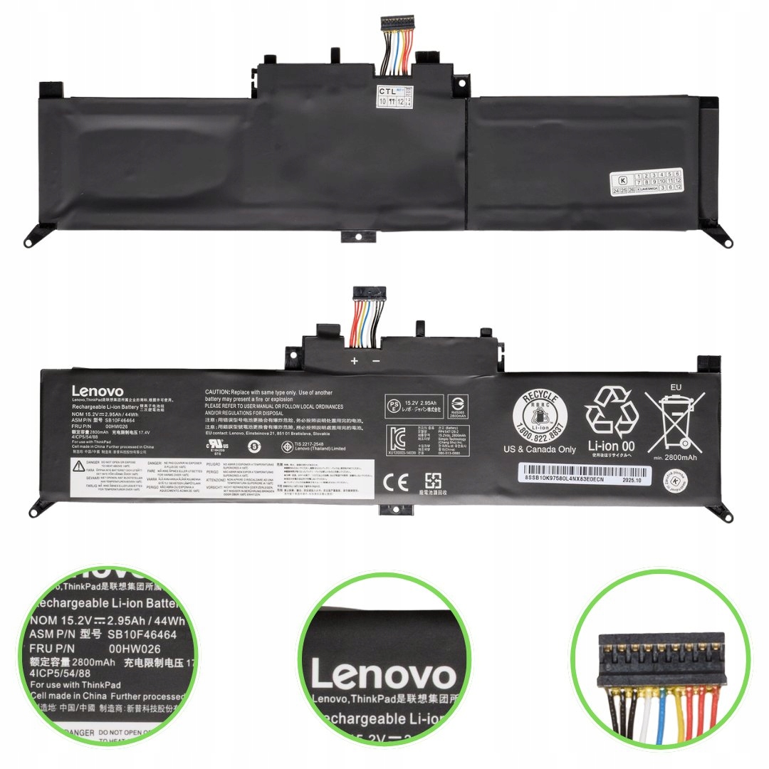Originál batéria 00HW026 Lenovo ThinkPad Yoga 260 370 X260 X380