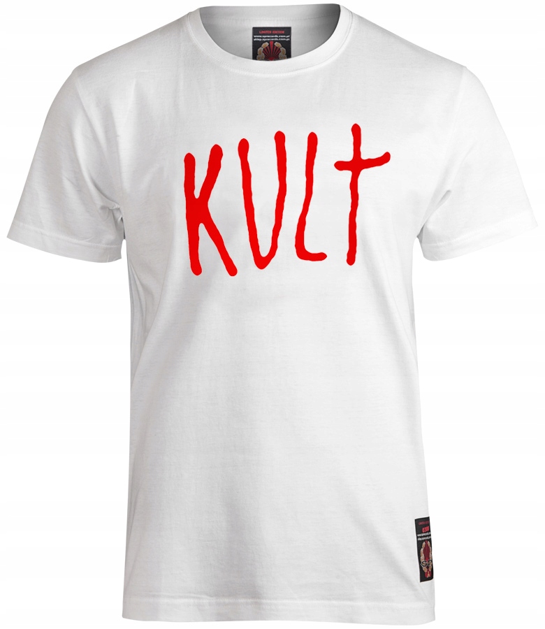 koszulka KULT - LOGO (BIAŁA) [XL] Rozmiar XL