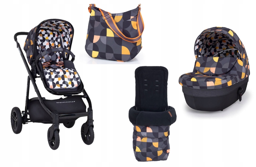 Wózek 2w1 Cosatto Wow Contin. Debut+Śpiworek+Torba