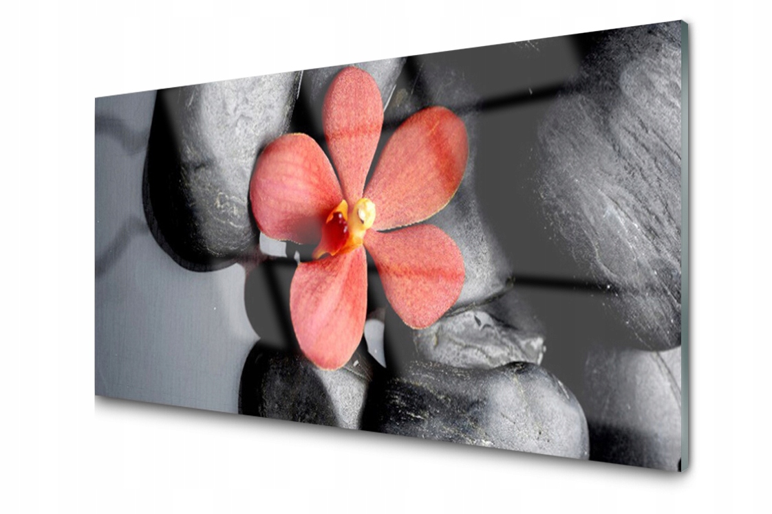 

Panel szklany dekor Kwiat Dekor 120x60 + Klej