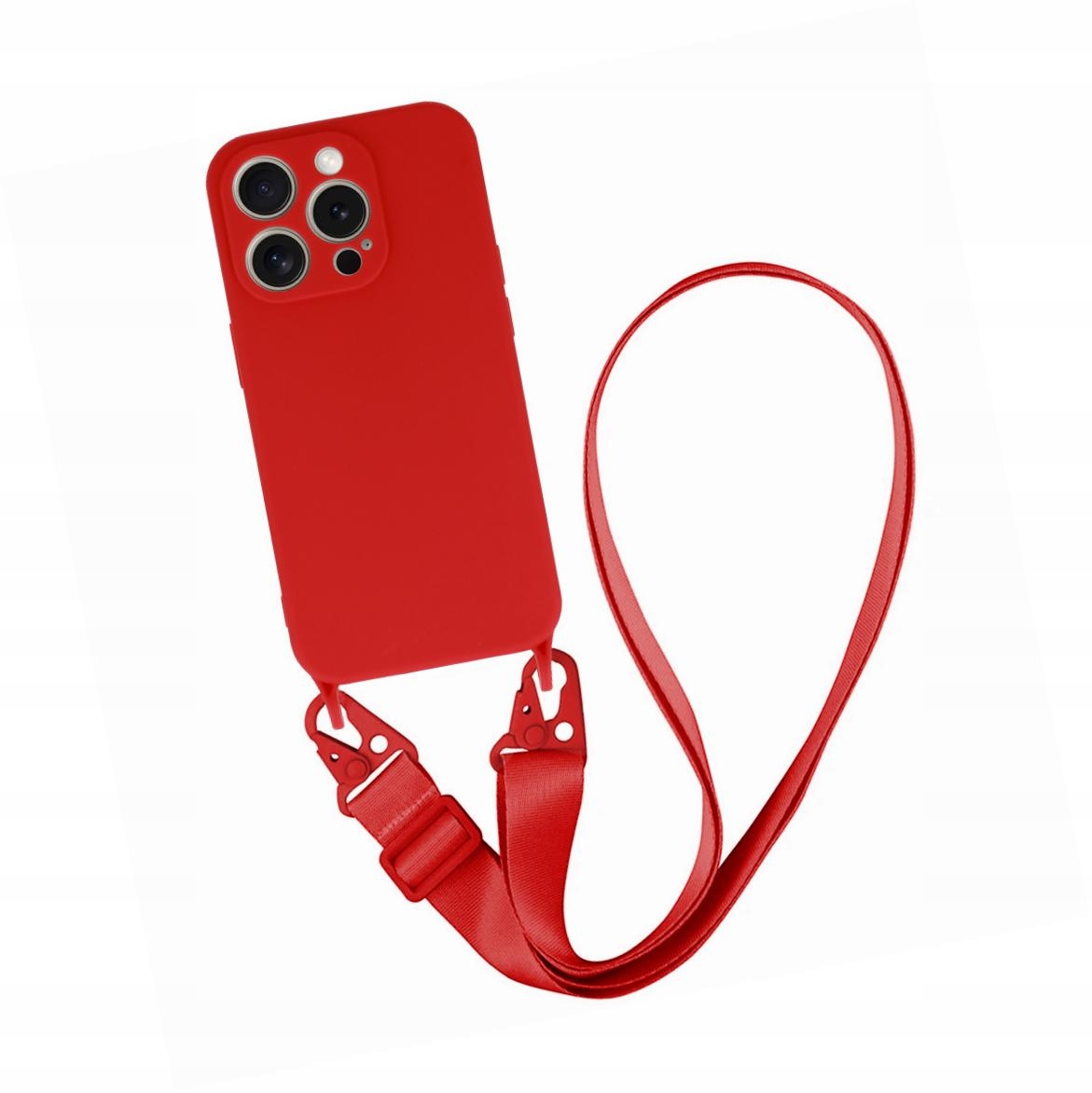 Etui silikonowe ze smyczą do iPhone 11 nakładka