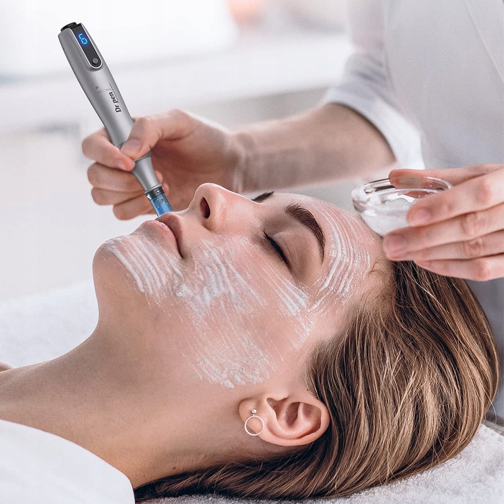 DR PEN PIÓRO DO MIKROIGŁOWANIA BEZPRZEWODOWE 6 PRĘDKOŚCI M8S + 6 KARTRIDZY Model Elektryczne pióro do mikroigłowania