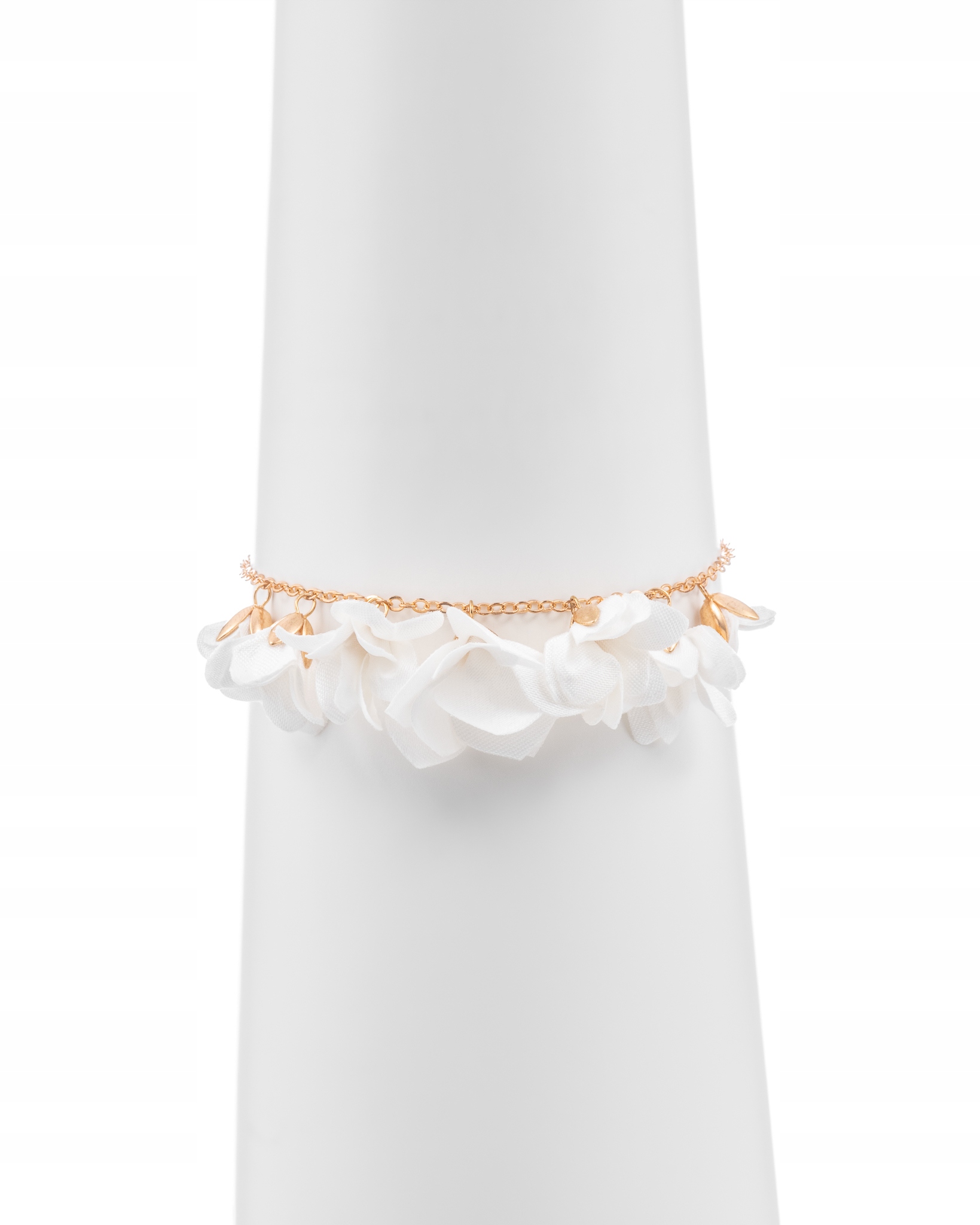 Bransoletka ślubna kwiaty AMARYLIS kolor złoty