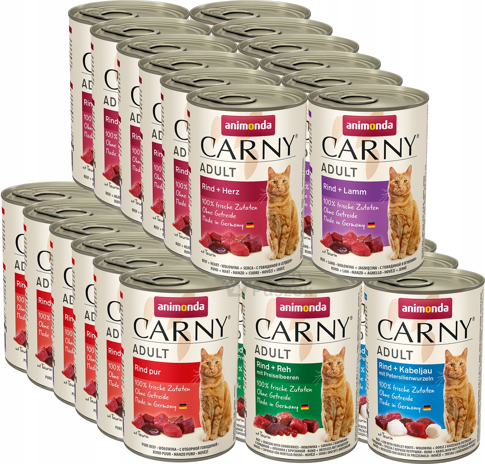 Animonda Kočka Carny MIX bez drůbeže konzerva Set 30x400g