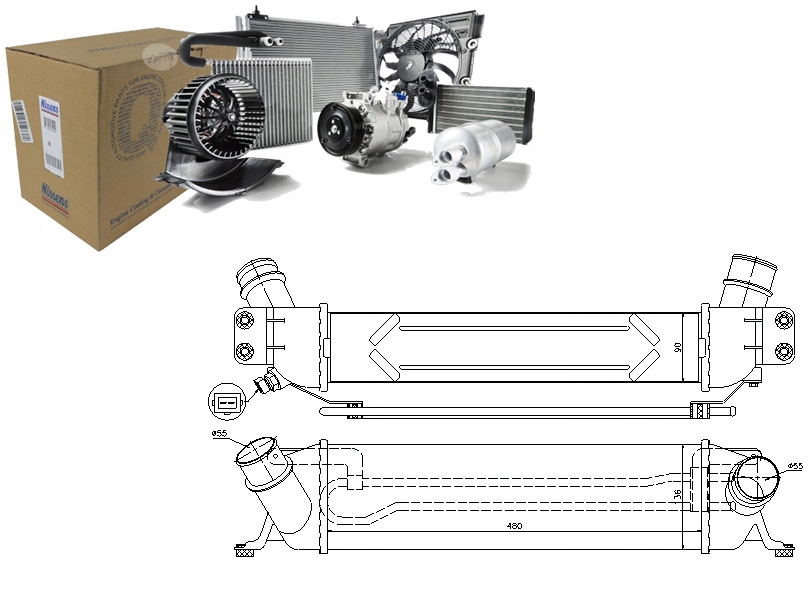 INTERCOOLER HYUNDAI NISSENS