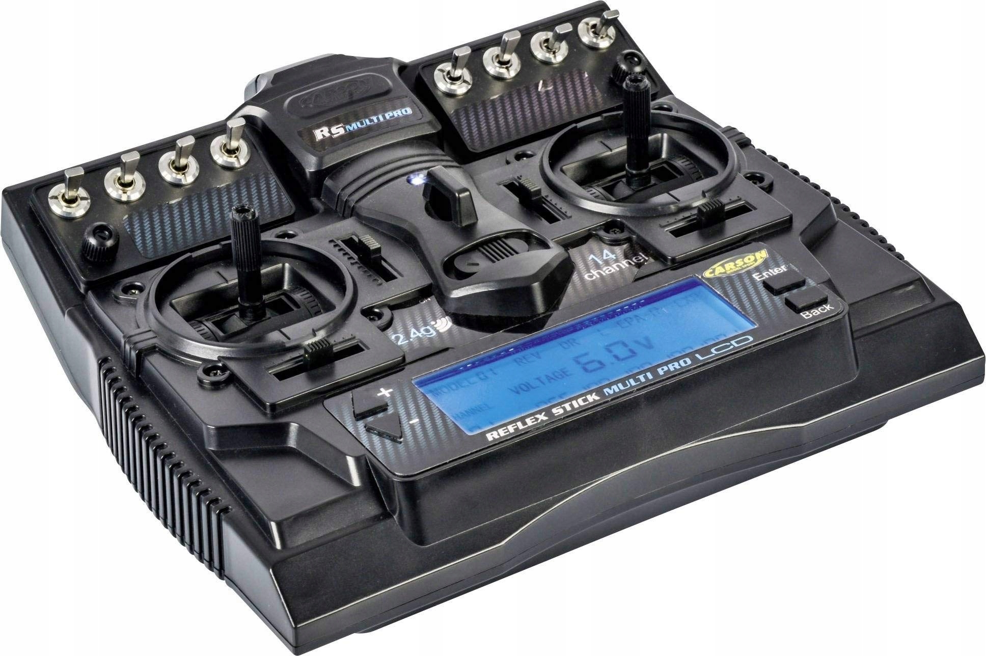 Carson Fs Reflex Stick Multi Pro LCD 2,4GHz Rc dálkový ovladač 14-kanálový