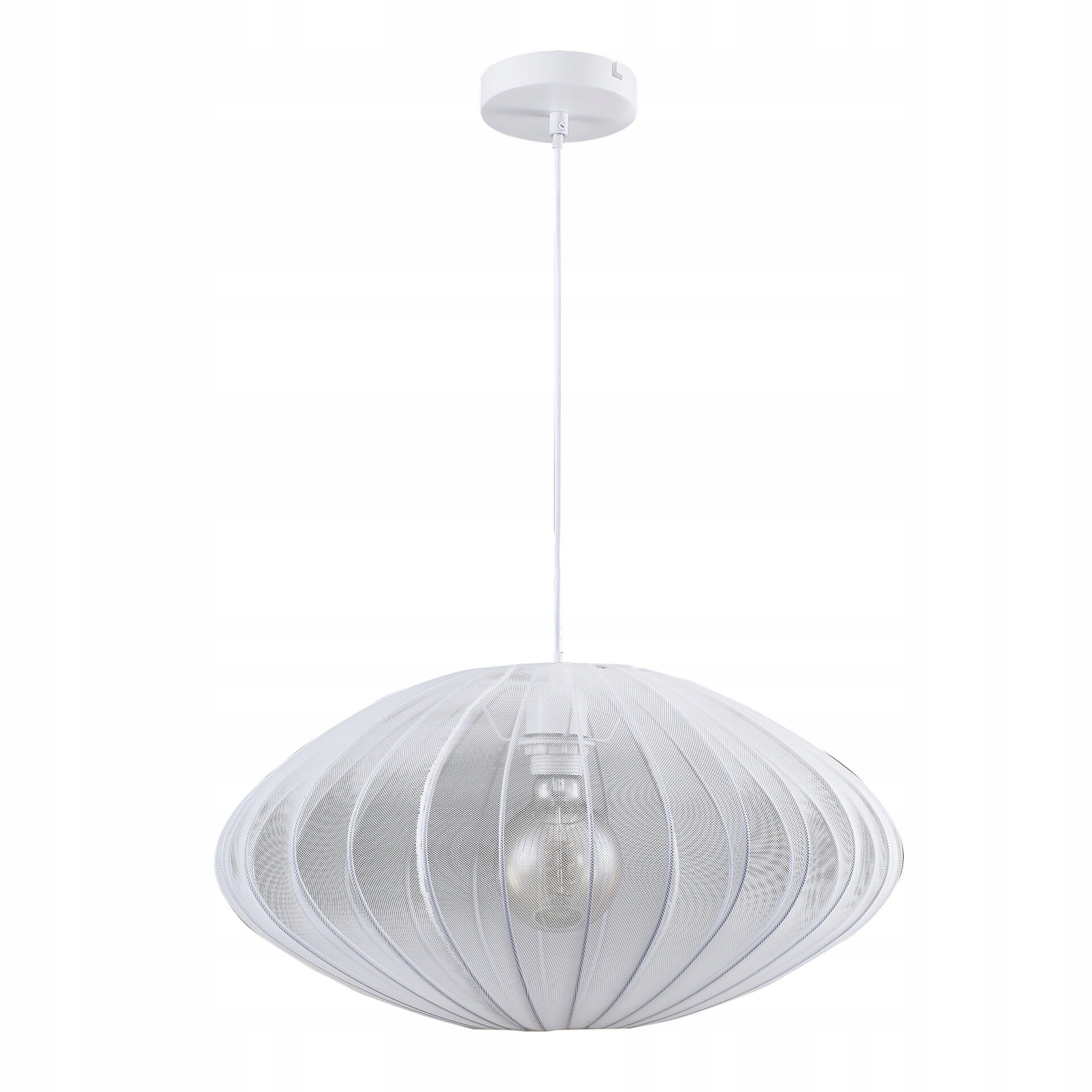 Závěsné Stropní Svítidlo Zwis E27 Bílá Japandi Sanico Goldlux