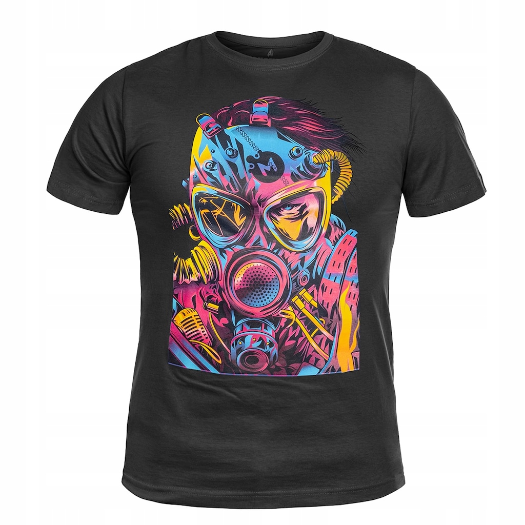 Koszulka T-Shirt męski bawełniany przewiewny Voyovnik Cyberpunk Czarna M