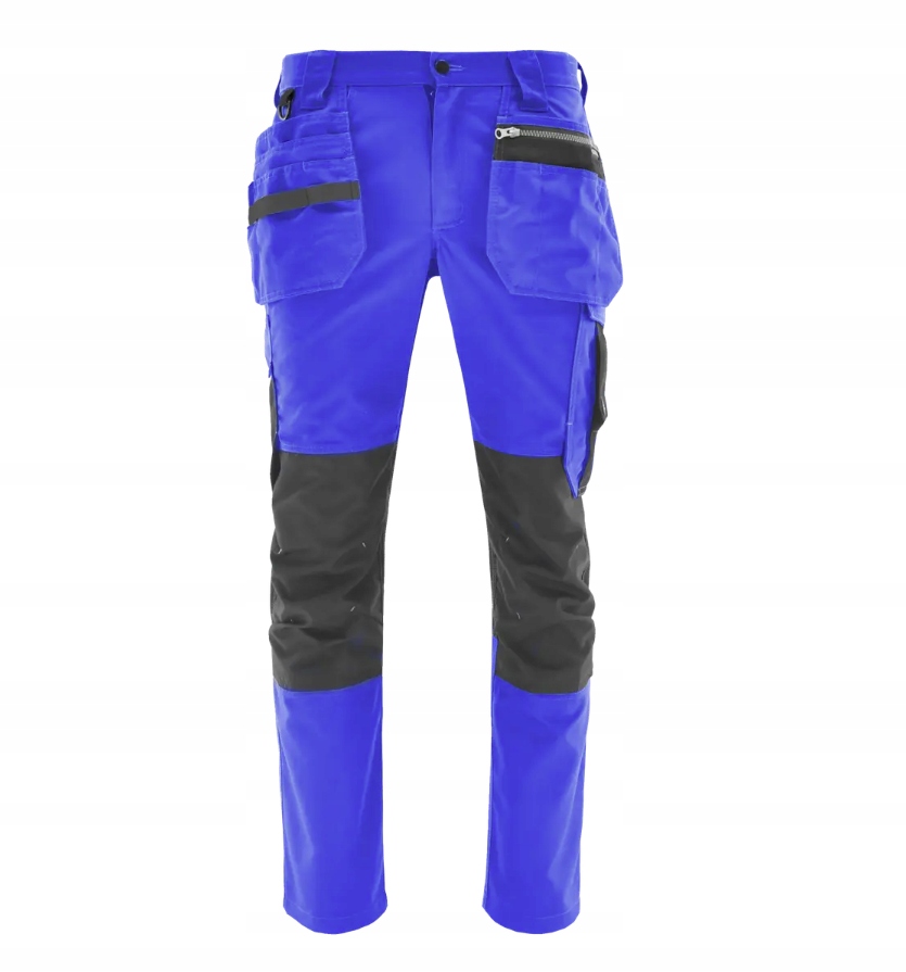 Spodnie Do Pasa Monter Sara Monterskie niebieskie r.48