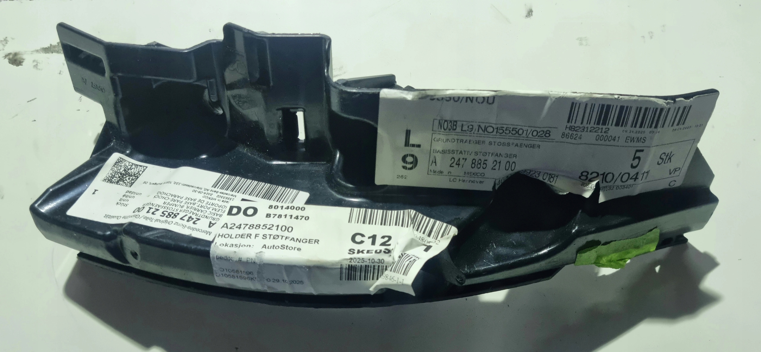 MERCEDES GLB X247 bumper bracket left rear part A2478852100